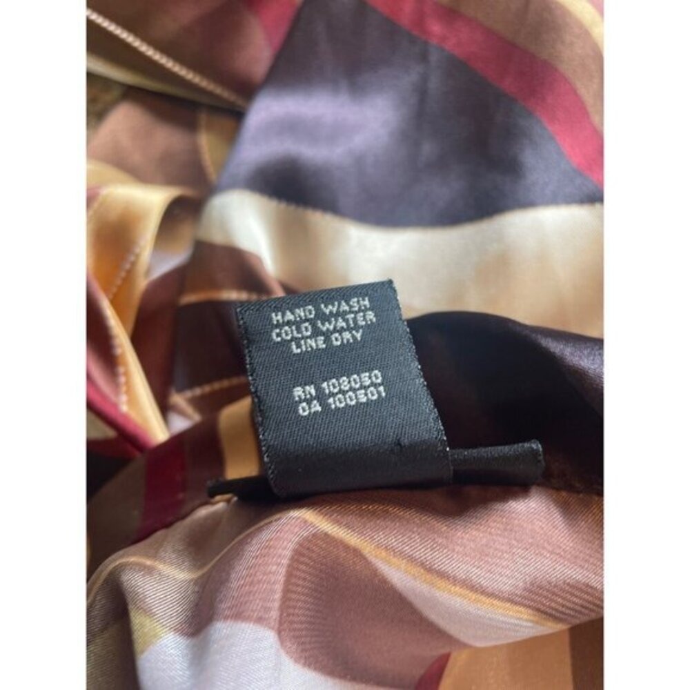 Lane Bryant 26/28 Abstract Print Wrap Blouse Plus Size‎ Long Sleeve Top - Picture 9 of 13